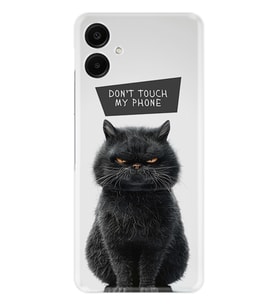 Samsung Galaxy A06 Kılıf Boutique Baskılı Resimli Don't Touch Cat Pcode -011