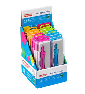 Bigpoint Metal Öğrenci Pergeli (Standlı) x 12 Set
