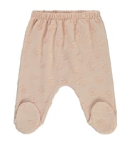 Civil Baby Kalp Jakarlı 1-6 Ay Tek Alt Bebe - Pudra