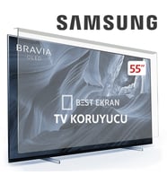 SAMSUNG 55LS03HA TV EKRAN KORUYUCU - Samsung 55" inç 138cm QE55LS03HAUXTK 4K Ulta HD Tizen QLED TV