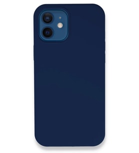 Newface Apple iPhone 12 Kılıf Lansman Legant Silikon - Lacivert