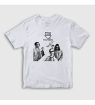 Presmono Unisex Çocuk Beyaz Band The Neighbourhood T-Shirt 175393tt
