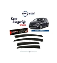 Ford Fiesta 2010-2017 Cam Rüzgarlık Mugen Tip (Siyah)