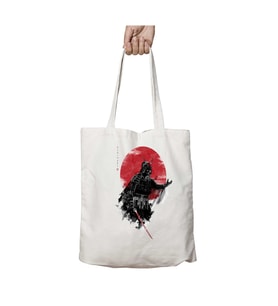 Star Wars Darth Samurai iki Tarafı Kalıcı Baskılı Yıkanabilir Çanta