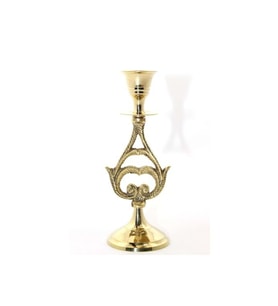Kişiye Özel Tekli Pirinç Şamdan - 17cm