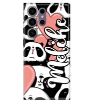 Samsung Galaxy S21 S22 S23 S24 S25 S26 Ultra Plus FE Kılıf İsim Yazılı Kişiye Özel - Model-11 (Çok Renkli)