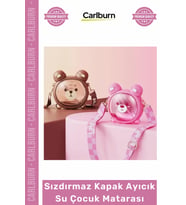 #Matara Minik Eller Okul Park Seyahat BPA Free Sızdırmaz Kapak Çocuk Matara Ayıcık Su Matarası
