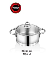 Safinox Vision 26x16 Cm İndiksiyon Derin Çelik Tencere