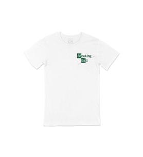 Breaking Bad Cep Logo Tasarımlı Beyaz Tişört