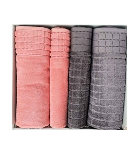 Özdilek Graph Best Set (Hamam Takımı) Antrasit-Rose