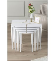 1.sınıf Mdf Üst Kalite 4lü Zigon Sehpa Takımı