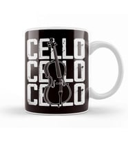 Cello Cellist Orchestra Musical Instrument Classical Music Kupa Bardak Porselen