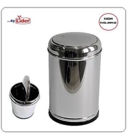 KROM SALLANIR KAPAK ÇÖP KOVASI 5 LT LİDER MARKA