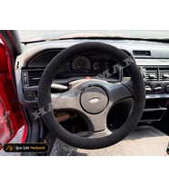 Ford Fiesta Dikme Direksiyon Kılıfı Alcantara Süet Monza Black Fiesta III-CL-CLX 1989-1995