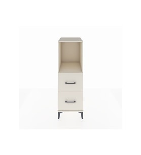 Kronos Dolap Tek Raflı 2 Çekmeceli 44x59x134 Aytaşı-Aytaşı