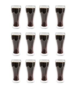 12'li Meşrubat Bardağı Seti Çift Cidarlı Bira Bardağı 420 ml