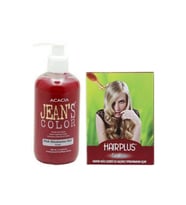 Saç Boyası Pembe 250ml Ve Hairplus Saç Açıcı