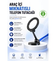 360° Döner Vakumlu Manyetik Araç Telefon Tutucu