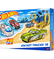 Hot Wheels 1:64 Ölçekli Oyuncak Kamyonlar, Akrobasi, Yardım, Yarış Ve Diğer Maceralar Için Oluşan 10 (Çok Renkli)