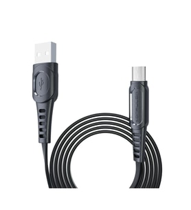 Konfulon DC01 Süper Hızlı Micro USB Kablo 1M 2.4A - Siyah