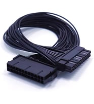 24Pin Uzatma POWER SUPLY UZATICI 24 PİN DUAL GÜÇ KAYNAĞI (Sarı)