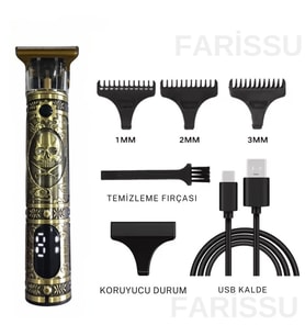 Dearling Şarjlı kablosuz Saç ve Sakal Kesme Makinesi