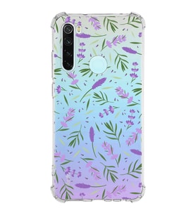 PrintiFy Xiaomi Redmi Note 8 Uyumlu Water Color 3 Baskılı Şeffaf Köşe Korumalı Antişok Kılıf