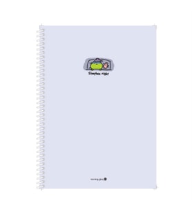 Morning Glory 1200 Çizgili Defter 25,2x17,8 cm Mor 10230-88600
