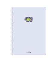 Morning Glory 1200 Çizgili Defter 25,2x17,8 cm Mor 10230-88600