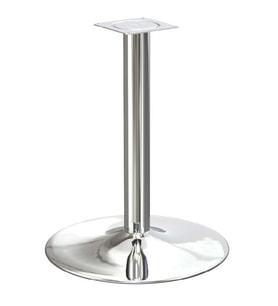 Tablalı Masa Ayağı 12.011 - Taban Çapı 56cm Parlak krom