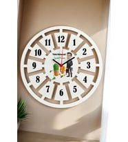 Tıbbi Mümessil Duvar Saati 40cm (Beyaz)