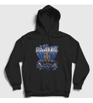 Presmono Unisex Siyah Miss Scorpions Kapüşonlu Sweatshirt 109720tt