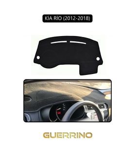 KİA RİO 2012-2018TORPİDO KORUMA HALISI SİYAH KENAR