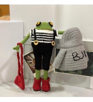 Taraftar Froggy Kurbağa Oyuncak (Siyah - Beyaz)