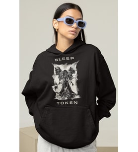 Sleep Token Rock Metal Baskılı Unisex Oversize Müzik Grubu Hoodie
