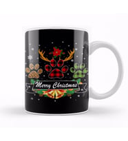 Yılbaşı Yeni Yıl Konseptli Merry Christmas 07 Kupa Bardak Porselen