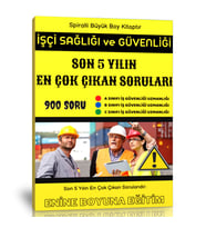 İşçi Sağlığı ve Güvenliği Sorular Kitabı (Spiralli Kitap)