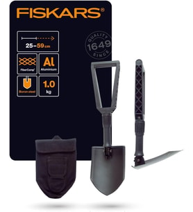Fiskars Katlanır Kürek, Kampçılar Ve Dağcılar Için, Kürek Ve Çapa Olarak Da Kullanılabilir, Kanvas Ç