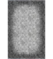 Eliana Home Baskılı, Yıkanabilir Kaymaz Taban Salon Halısı LNA1571-HT245 100x150 cm (Gri)