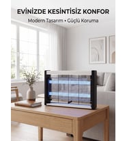 Elektrikli UV Sinek Öldürücü Lamba Çift Işıklı Güçlü Koruma