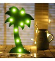 Led Işıklı Palmiye Ağacı Gece Lambası
