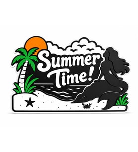 Summer Time Dekoratif Masa ve Raf Süsü Yaz Temalı Dekor Tropikal Ev ve Ofis Süsü