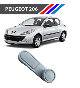 Peugeot 206 Cam Açma Kolu 1 Adet Gri Renk 1997 - 2014