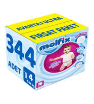 Molfix Külot Bebek Bezi Beden:4 (9-14Kg) Maxi 344 Adet Avantaj Ultra Fırsat Pk