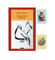 Tek Kanatlı Bir Kuş - Yaşar Kemal 9789750826184 Yapı Kredi Yayınları - Not Defterli Seti (Renksiz)