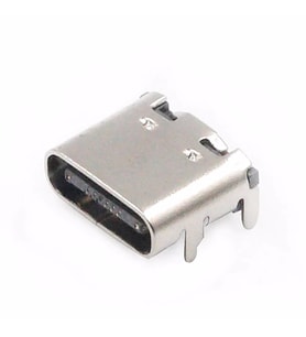 Type-C Usb Soket 16 Pin Smd USB 3.1 Cep Tel. Konnektör Şarj Dişi