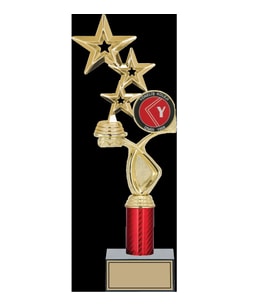 ODAK KUPA - Figürlü Kupalar - Yıldız Figürlü Kupalar FG-016 C - 37 cm