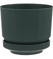 S282 Lüks Saksı Dekoratif Saksı, Yeşil, 18.5cm, 3.3 Litre