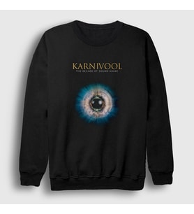 Presmono Unisex Siyah Sound Awake Karnivool Sweatshirt 467247tt