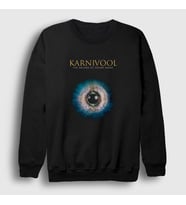 Presmono Unisex Siyah Sound Awake Karnivool Sweatshirt 467247tt